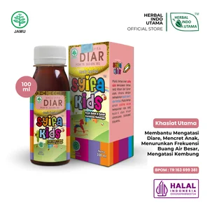 Madu Herbal SYIFA KIDS DIAR Membantu Mengatasi Diare Anak Herbal Indo Utama - 100 ml
