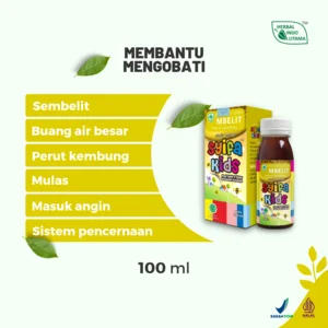 Madu Herbal SYIFA KIDS MBELIT Mengatasi Sembelit Melancarkan Buang Air Besar Herbal Indo Utama - 100 ml