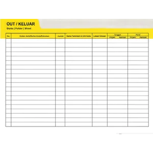 Out Indokator Arsip Kertas File