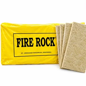 Rockwool Sheet Lembaran Isolasi Termal Akustik Serat Basalt Density 40–100 kg/m³