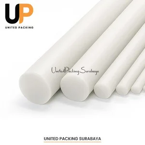 Polyacetal / POM Rod Putih Batangan 1 Meter Plastik Pom United Packing Surabaya