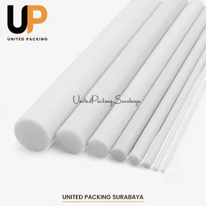 Plastik PE / Polyethylene Putih Rod Diameter 20mm – Batang PE Padat Ringan & Tahan Kimia