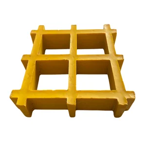 Fiberglass Reinforced Polymer (FRP) Moulded Grating Concave H25 Mesh 38x38