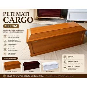 Peti Mati peti Jenazah Cargo 150cm Praktis  ringan kokoh kuat dan elegan Peti Mati Surabaya Peti kayu