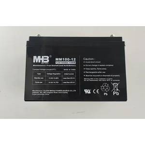 Batterai Aki Gel AGM VRLA 12V100AH Merek MHB
