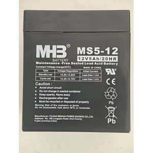 Batterai Aki Gel AGM VRLA 12V5AH Merek MHB