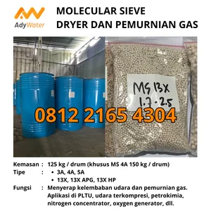 Molecular Sieve Desiccant 5A H2 Dryer Di Tegal