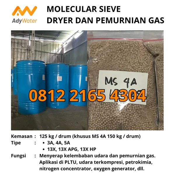Molecular Sieve Untuk Desiccant Cartridge Di Tabanan
