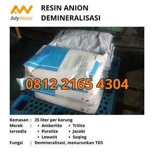 Resin Anion Untuk Demineralisasi Di Bandung