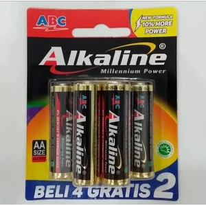 Baterai Kecil Baterai ABC Alkaline AA isi 5