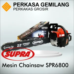 SUPRA SPR6800 Gergaji Mesin Chainsaw Gergaji Mesin 22 Inch Potong SUPRA SPR 6800 22"