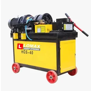 Mesin Senai Pembuat Ulir Besi Beton Die Hed Threading Machine HGS40B LOMAX