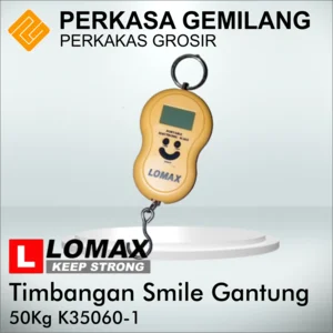 Timbangan Gantung Mini Digital Portable 50KG Electronic Scale Smile LOMAX