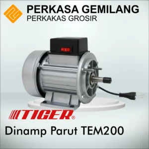 Tiger TEM200 Dinamo Listrik Parutan Mesin Dinamo Parut TEM 200