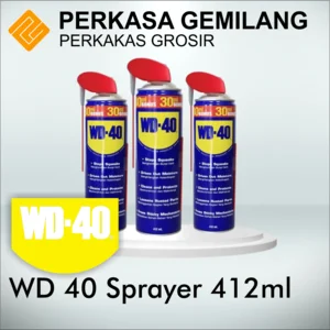 WD-40 Semprotan Pelumas Cairan Anti Karat 412ml Bonus 30ml WD40
