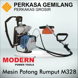 MODERN Mesin Potong Rumput M328 Potong Rumput 1.1HP M 328 Portable Brush Cutter 1.1 Hp