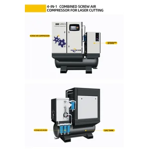 Hande 4-In-1 Kompresor Udara Laser Cutting HDG-VPM15 15KW-20HP IP23