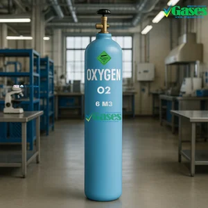Gas Industri Oksigen O2 6m3