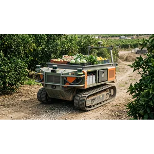 Traktor Transporter Panen Otonom  AMR / AGV Bertenaga Listrik