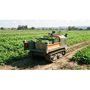 Traktor Transporter Panen Otonom  AMR / AGV Bertenaga Listrik