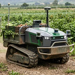 Traktor Transporter Panen Otonom  AMR / AGV Bertenaga Listrik