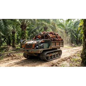 Traktor Transporter Panen Otonom  AMR / AGV Bertenaga Listrik
