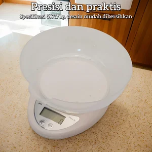 Timbangan Dapur Digital Mangkok 5kg Timbangan Kue Digital Elektrik