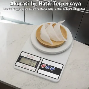 TIMBANGAN DAPUR DIGITAL 10kg/1g TANPA TUTUP SF400