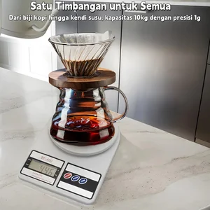 TIMBANGAN DAPUR DIGITAL 10kg/1g TANPA TUTUP SF400