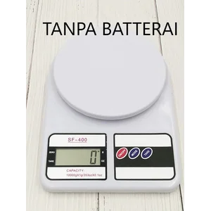 TIMBANGAN DAPUR DIGITAL 10kg/1g TANPA TUTUP SF400