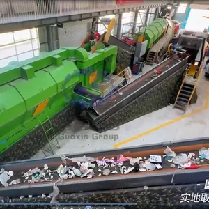  Mesin Pembakar Sampah Lini Pemilahan & Pengolahan Limbah Daur Ulang MSW (Municipal Solid Waste)