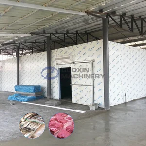 Mesin Pendingin Pintu Otomatis Ruang Pendingin Industri Pembuatan Es Penyimpanan Dingin