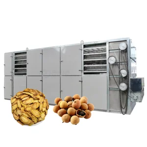 Peralatan Pengering Makanan Jaring Sabuk Akar Scutellaria Baicalensis Baical Skullcap Mesin Pengering Longan
