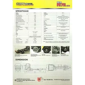 Mitsubishi Colt Diesel Fe 71 Long 110 Ps Chassis Only