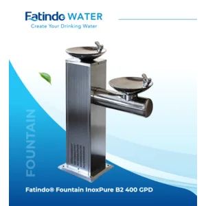 Fatindo® Fountain InoxPure B2 400 GPD / Mesin RO / Mesin Penyaring Air Minum / Water Purifier / Fountain Air Minum untuk Kantor & Komersial