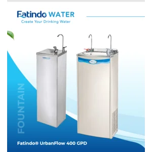 Fatindo® UrbanFlow 400 GPD / Mesin RO / Mesin Penyaring Air Minum / Water Purifier / Fountain Air Minum untuk Kantor & Komersial