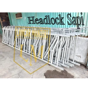 HEAD LOCK SAPI UNTUK FARM / PETERNAK SAPI (ALAT MEKANIK LAINNYA) / Pengunci 5-Meter 6-Kepala 