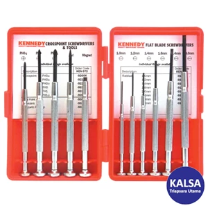 Kennedy KEN-572-9060K 11-Pieces Crosspoint and Flat Blade Set