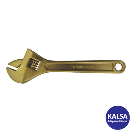 Dari Kunci Inggris Kennedy KEN-575-1140K Opening Capacity 46 mm Aluminium Bronze Non-Sparking Adjustable Wrench 0