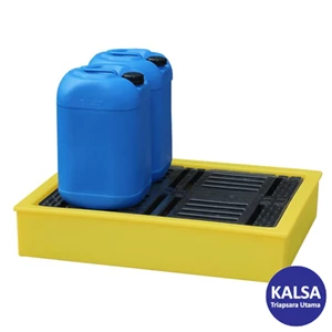 Palet Plastik Romold BB100 Size 920 x 720 x 175 mm Polyethylene with Grid Drip Tray Spill Containment Pallet