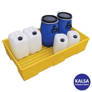 Palet Plastik Romold GPT2 Size 1290 x 730 x 295 mm Polyethylene with Grid Drip Tray Spill Containment Pallet
