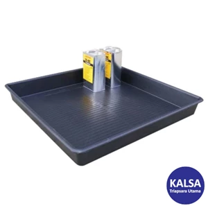 Palet Plastik Romold TT100 Size 1000 x 1000 x 120 mm Polyethylene with Grid Drip Tray Spill Containment Pallet