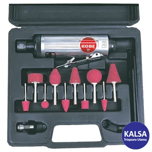 Mesin Gerinda Tangan Kobe KBE-270-2030L GD22LK Free Speed 22.000 rpm Die Grinder Kit Set