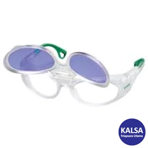 Kacamata Safety Uvex 6109248 RX CD 5505 Flip-Up Didymium Plan PC SET Prescription Safety Spectacles Eye Protection