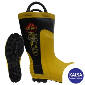 Safety Firefighter Boot Harvik 8111 Size Range 37 - 48 Dielectric Fire Chainsaw STP