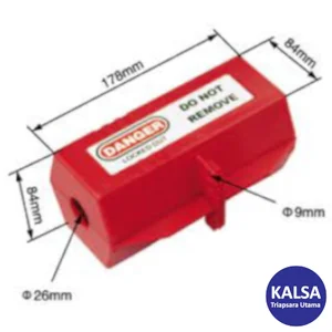 Electrical Plug Lock Out Lototo L488 For Large Plug 220 Volt / 550 Volt