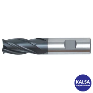 Swiss Tech SWT-165-9516A Cutter Diameter 14 mm Regular Series 95 Peak Power Coated Weldon Flat Shank HSS-E PM Coated 4 Flute End Mill