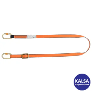 KStrong AFL406341 Length 1.8 m with Karabiners Essential Restraint Webbing Adjustable Lanyard