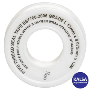 Kennedy KEN-983-9000K White Size 12 mm x 12 m PTFE Tape Thread Sealing