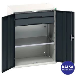Bott BOT-405-0334Y Anthracite Grey Size 1000 x 800 x 550 mm Verso Kitted Cupboard 2 Doors